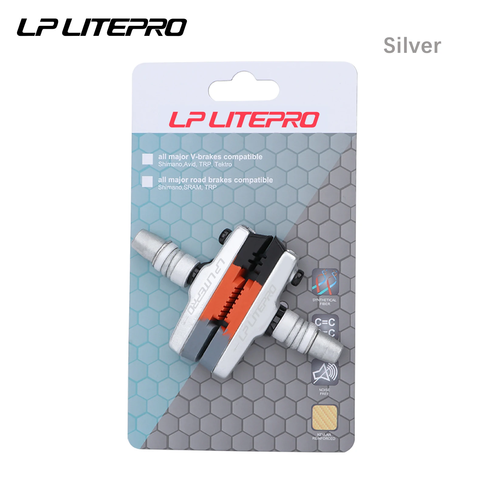 LP Litepro Bicycle ke Shoes 1 Pair V ke Pads for Folding Bike Fit 412/P8/451/20  - $123.44