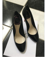 NIB 100% AUTH Christian Dior Sublime Black Leather Pink Mirror Heels Pumps Sz 36 - £332.50 GBP