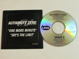 Authority Zero &amp; Grade 8 One More TIME/BRICK By Brick 4 Trk Promo Cd In Sleeve - £11.76 GBP