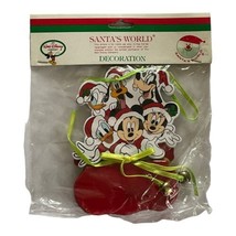 Disney Kurt Adler Santas World Mickey Mouse &amp; Friends Wood Kettle Ornament - £13.34 GBP