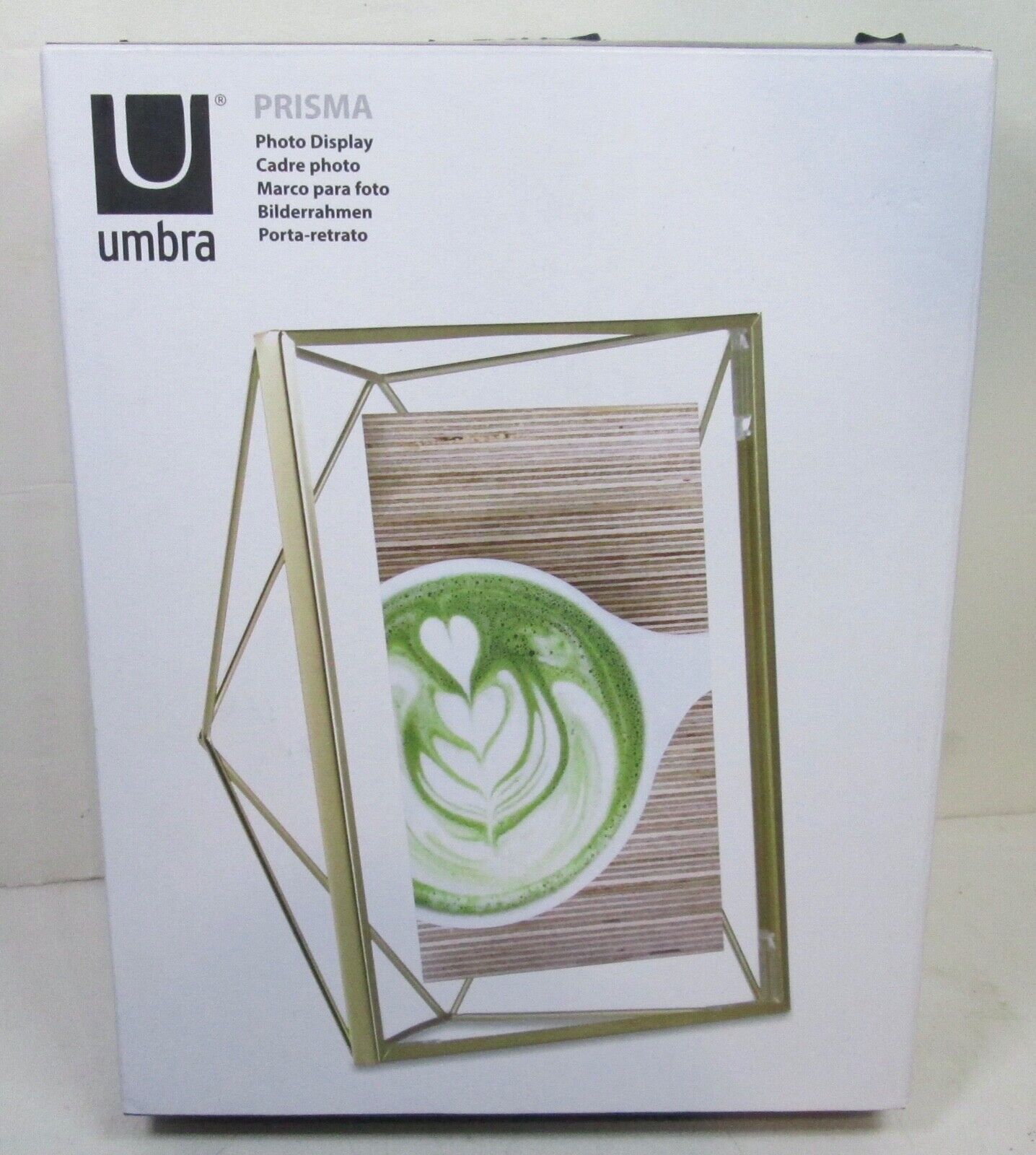 Umbra Prisma Photo Display Frame - Gold Tone -  5" x 7" - New - £18.69 GBP