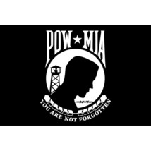 POW MIA You Are Not Forgotten Flag with Grommets 2ft x 3ft - £23.15 GBP