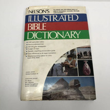 Nelsons Illustrated Bible Dictionary 1986 Hard Cover W Dust Jacket - $8.56