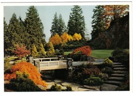 British Columbia Postcard Vancouver Bridge Queen Elizabeth Park - £2.36 GBP