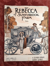 RARE Sheet Music Rebecca of Sunnybrook Farm A Seymour Brown Albert Gumble 1914 - £12.73 GBP