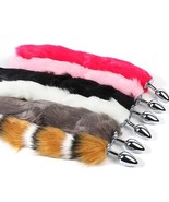 Fox Tail Anal Plug Stainless Steel Butt Plug Sex Toys for Woman - $147.76 MXN