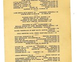 May 1, 1928 Hotel A La Carte Menu Very Upscale  - £14.00 GBP