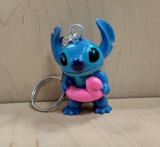Disney Stitch with Swim Tube Custom 2" Keychain Accessory