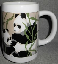 Otagiri TOM TAYLOR - GIFT OF NATURE - &quot;PANDA, PANDA&quot; 14 oz Handled Mug J... - £12.45 GBP
