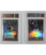 Lotto Di 2 BGS Graduate Topps / Bowman Chrome Amed Rosario Baseball Carte - $277.21