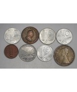 Lot of 8 Vintage Italy Foreign Currency Coins 1777-1958 AG214 - £57.10 GBP