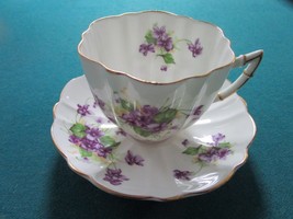 Victoria England Floral Tea Cup And Saucer Original [65] - £43.28 GBP