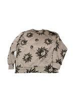 New Girl Order Gray &amp; Black Ying Yang Oversized Sweatshirt Women&#39;s Size ... - $274.48 MXN