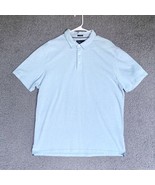 FAIRLANE Performance Pique Polo Mens Extra Large Solid Light Blue Slim F... - £15.39 GBP