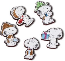 Crocs Jibbitz Peanuts Snoopy 5 Pack Shoe Charms | Jibbitz for Crocs - £19.77 GBP