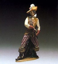 Lladro matte sculpture D&#39;Artagnan figurine 28 1/2&quot; tall retired 1981 - $2,475.00