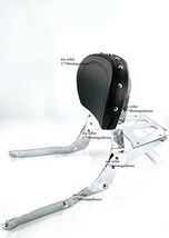 JMEI STUD Sissy Bar Backrest Luggage Rack for Honda Shadow Aero VT 750 V... - £137.21 GBP