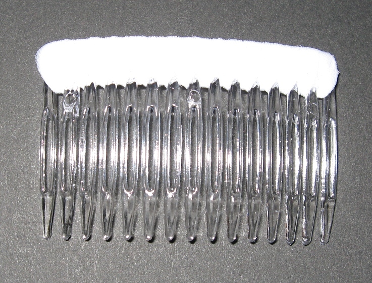 Primary image for 3" Clear Plastic Hair Combs Bridal Accessories Hair Supplies Craft DIY 12 Pack