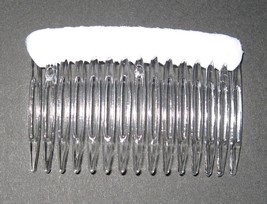 3&quot; Clear Plastic Hair Combs Bridal Accessories Hair Supplies Craft DIY 1... - £10.23 GBP