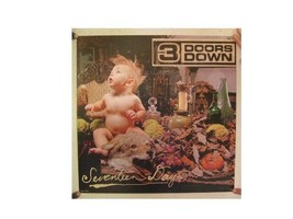 3 Doors Down Poster  Three  Seventeen Days Three - £28.32 GBP