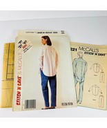 Vtg McCalls Sewing Pattern Womens 1980s Button Down Back And Front Blous... - £11.79 GBP