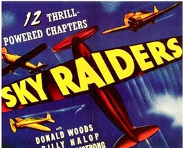 Sky Raiders, 12 Chapter Serial, 1941 - £15.71 GBP