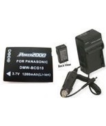 Battery + Charger for Panasonic DMC-ZR3N DMC-ZR3R DMC-ZR3T - $33.28
