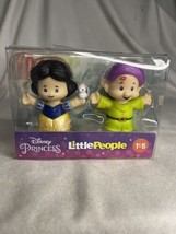 Fisher Price Disney Princess Little People Snow White &amp; Dopey Dwarf New - $11.88