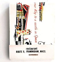 Fonda Del Corro Maridor Hotel Vintage Matchbook Boston Matches Unstruck ... - $24.99