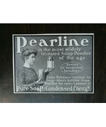 Vintage 1902 Pearline Pure Soap Condensed Energy Powder Original Ad - £5.24 GBP
