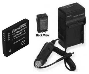 Battery + Charger for Panasonic DMCFX65S DMCFX65V DMC-FX65S DMC-FX65W DMC-FX66 - $35.95