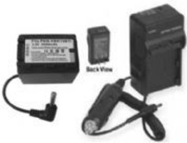 Battery + Charger For Panasonic HDC-SD60, HDC-SD60K, HDC-SD60U, - $35.86