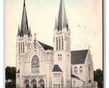 St James Catholic Church Madison Wisconsin WI 1919 DB Postcard P24 - $19.30