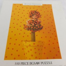 Anne Geddes 550 Piece Jigsaw Puzzle Baby Orange Tree Pot 24&quot; x 18” Complete - £11.59 GBP