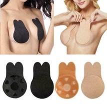 Women&#39;s 4 Pcs Invisible Breast Nipple Cover Lift Sticky Silicone Gel Push Up Bra - £6.06 GBP