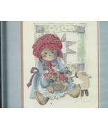 No Count Cross Stitch Kit Dimensions 3633 Country Doll 9 x 12 Folk Art, ... - £9.38 GBP