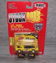 1998 Racing Champions Stock Rods Jeff Burton #9 Yellow ‘68 Ford Mustang ... - £7.07 GBP