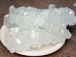 Indian Premium Untreated Mishri Crystal, Dhaga Mishri 100gm-1000gms FREE SHIP - $11.94+