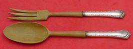 Rosemary by Easterling Sterling Silver Salad Set 2pc with Wood 10 1/4&quot; - $107.91
