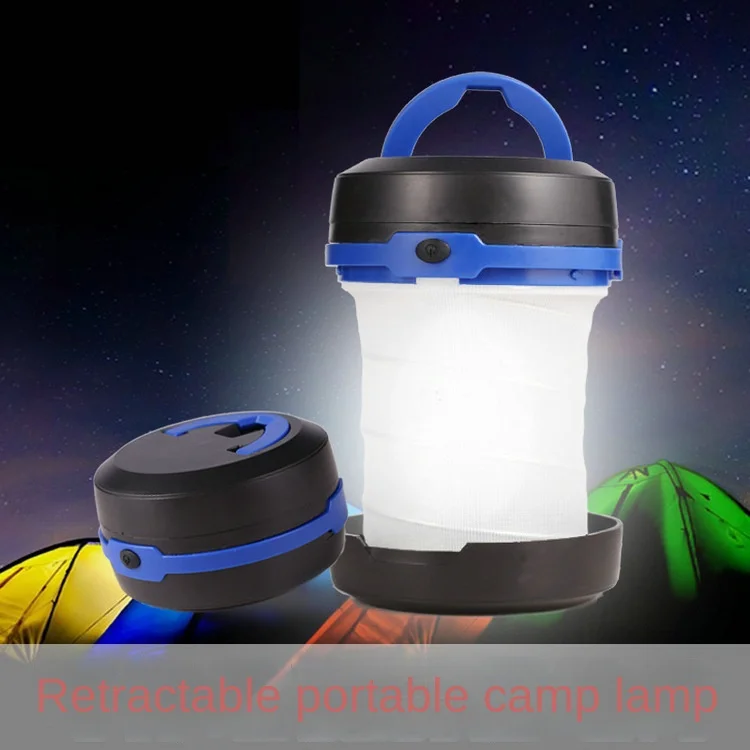 Camping Light Folding Spring Light Outdoor Hook Portable Hand Carry Light - £12.58 GBP