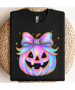 Iridescent Pumpkin Face PNG, Glitter Bow Pumpkin PNG, Pumpkin Halloween PNG - $2.50