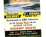 The Tahquamenon Big Falls Boat Trip Brochure 1960&#39;s Michigan Upper Penin... - £10.87 GBP
