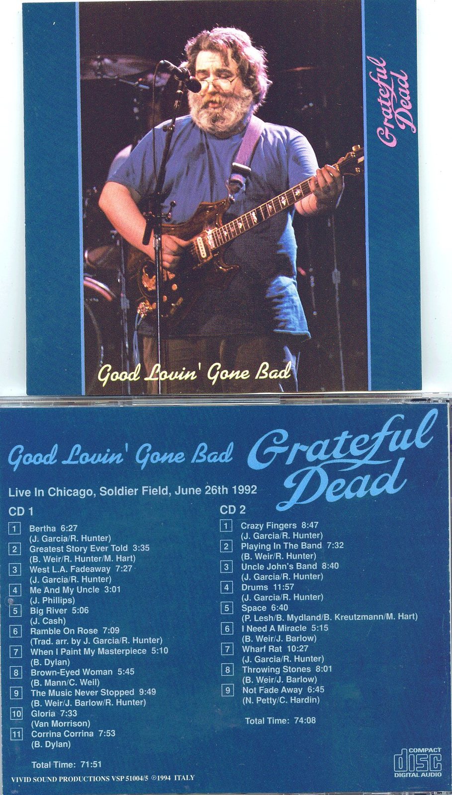 GRATEFUL  DEAD - Good Lovin Gone Bad ( 2 CD SET ) ( Live in Chicago. Sol... - $30.99