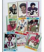 50 1974 Topps football cards Bundle different - £15.30 GBP