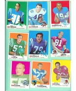 1969 Topps FootBall Card Lot #1 18 different AS IS - £11.76 GBP