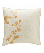 Kas Australia Gabriel Gold Embroidered Leaf Pillow Sham Set Of 2 Euro 26... - £69.28 GBP