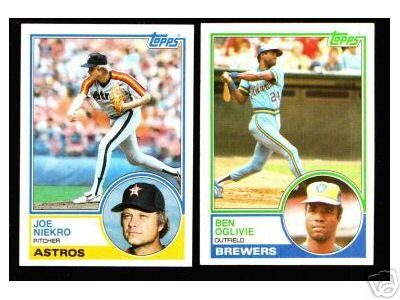 Primary image for 100 - 1983 Topps baseball cards Bundle different LOT
