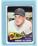 1965 Topps Baseball Card # 400 Harmon Killebrew Twins - £50.48 GBP