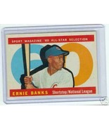1960 Topps Baseball Card AS Ernie Banks #560 - £51.25 GBP