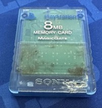 Sony Playstation 2 PS2 Official OEM MagicGate Blue 8mb Memory Card Genuine. - £6.70 GBP